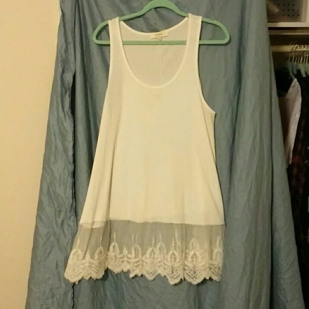 Umgee Lace Trim Tank